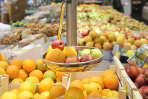 balance de table fruits et légumes