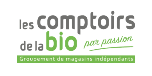 logo les comptoirs de la bio